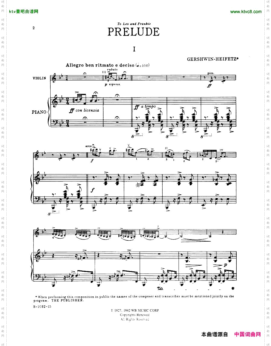 3PreludesPianoParts-Gershwin
