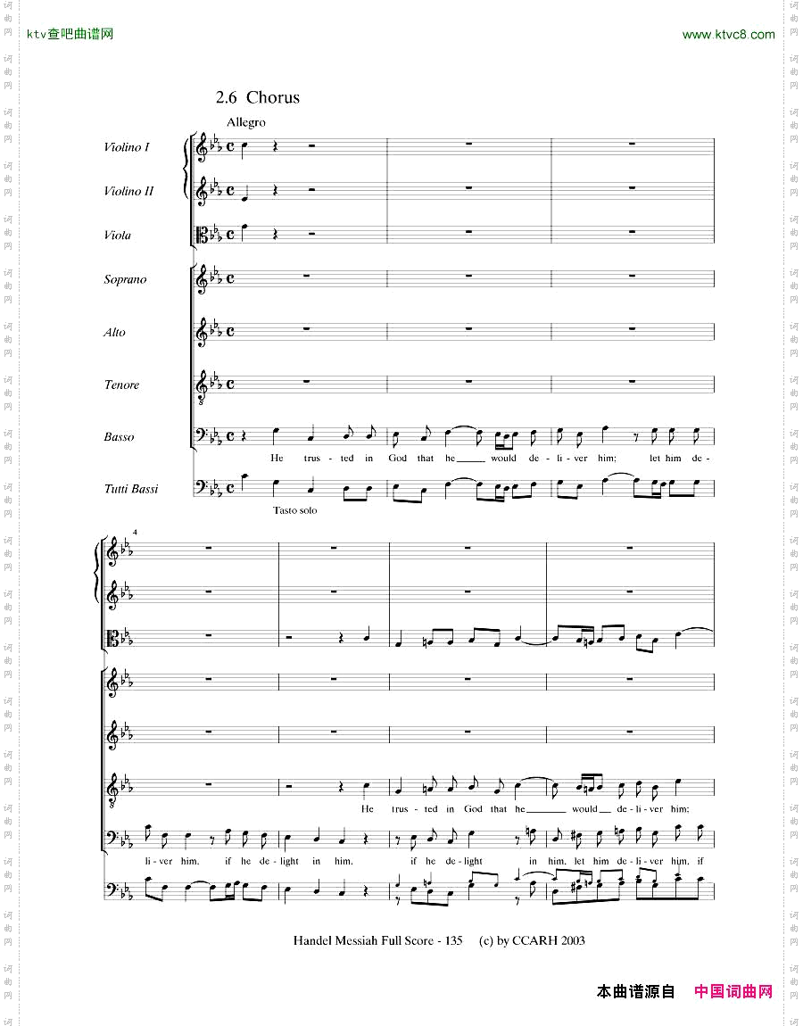 G.F.Handel-MessiahOpenScore四