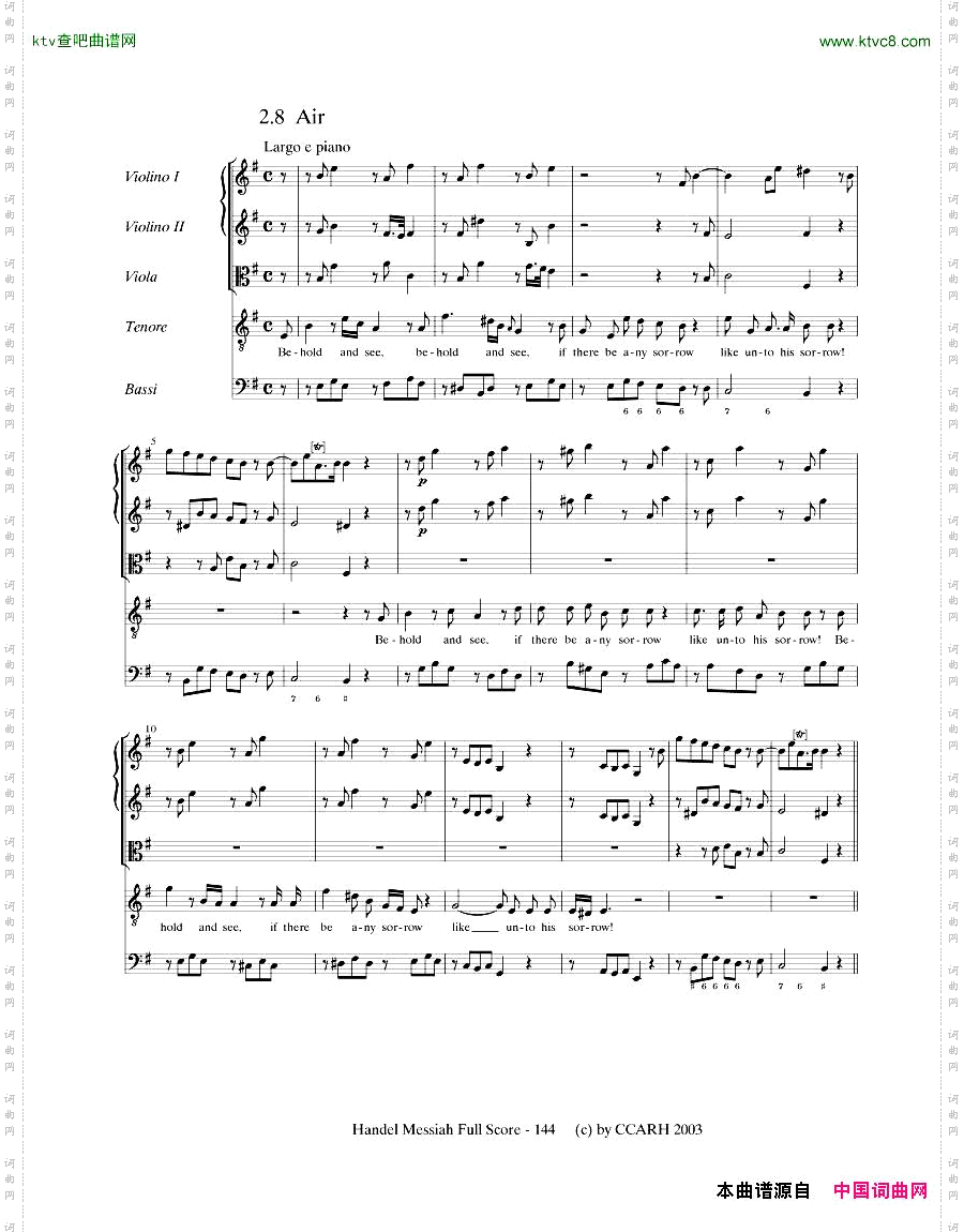 G.F.Handel-MessiahOpenScore四