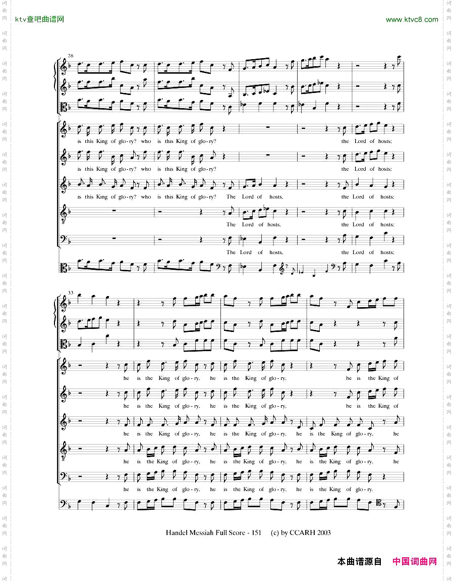 G.F.Handel-MessiahOpenScore四