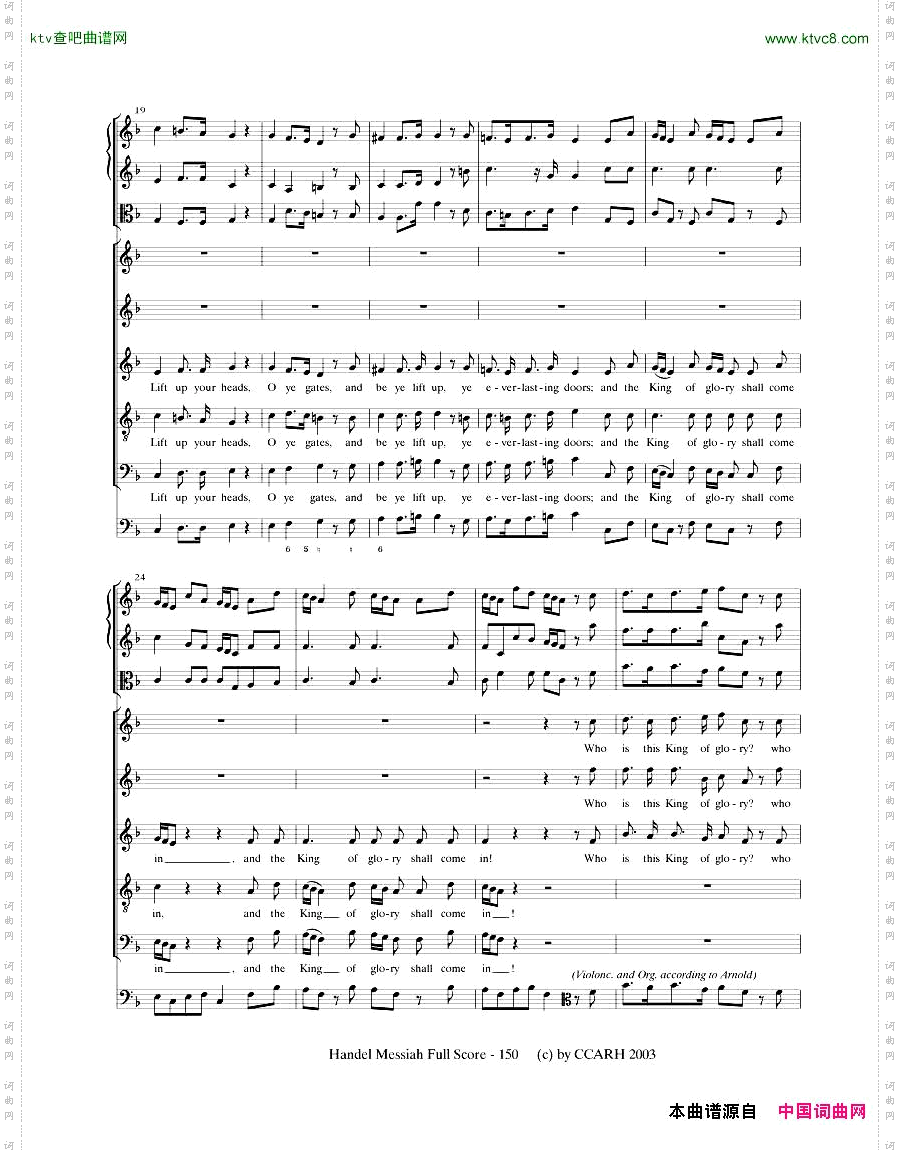 G.F.Handel-MessiahOpenScore四