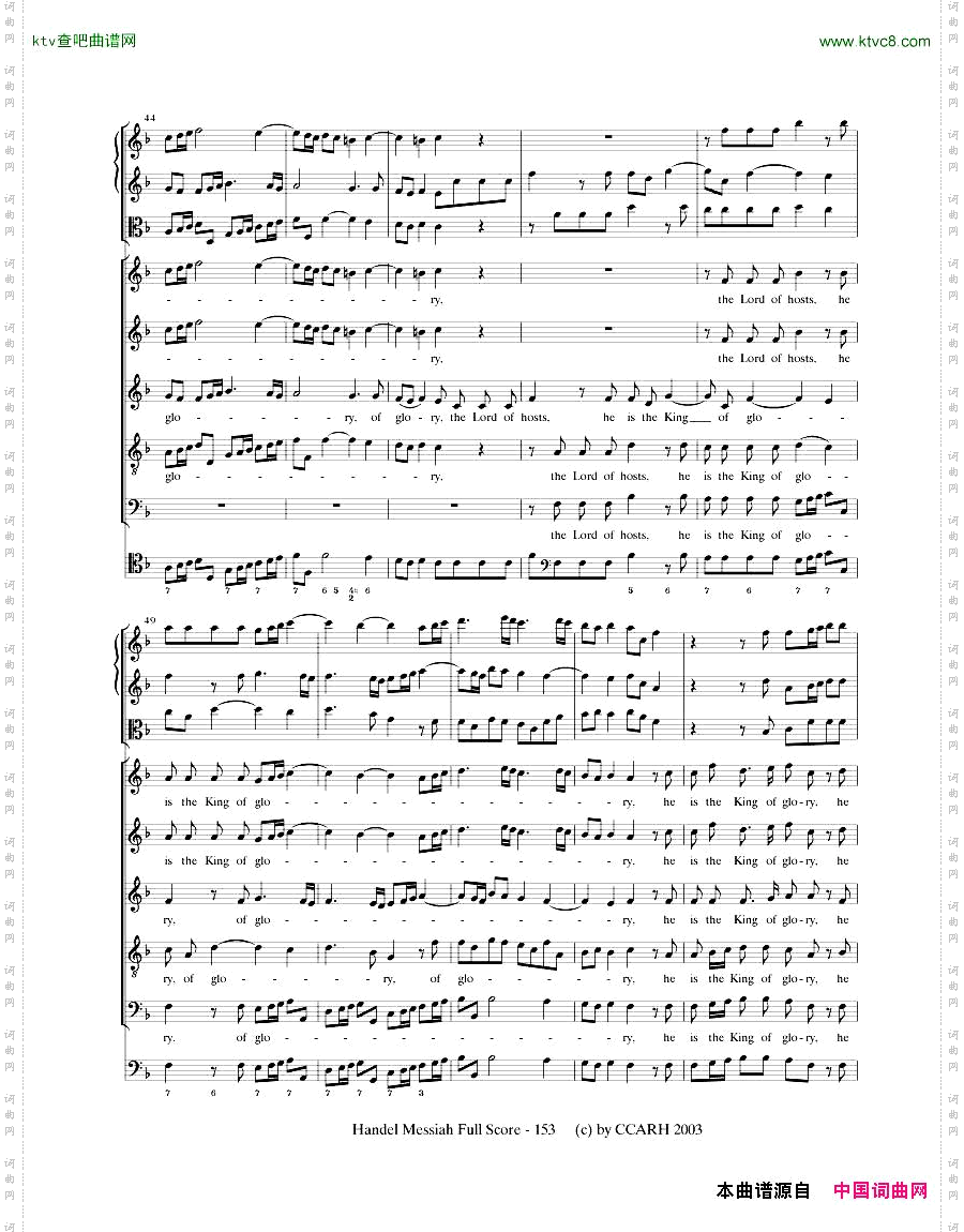 G.F.Handel-MessiahOpenScore四