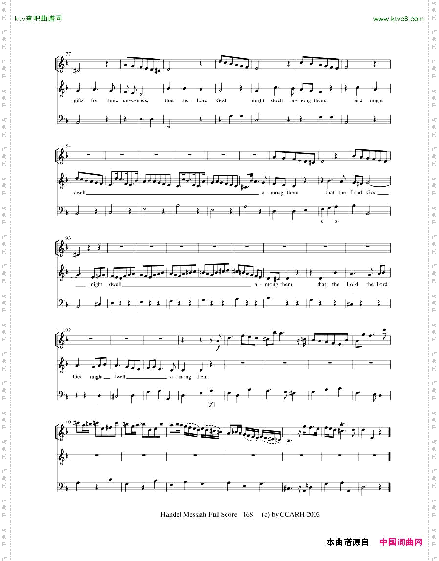 G.F.Handel-MessiahOpenScore五