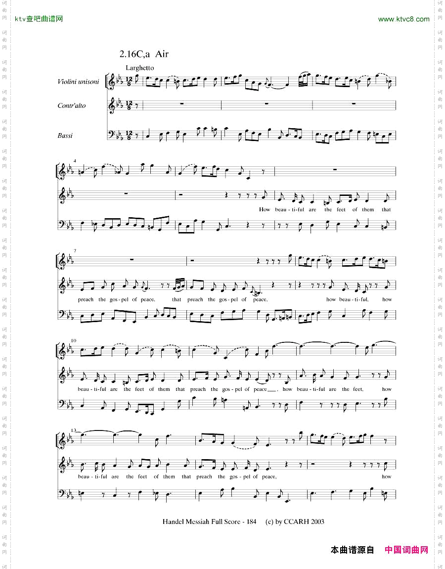 G.F.Handel-MessiahOpenScore五