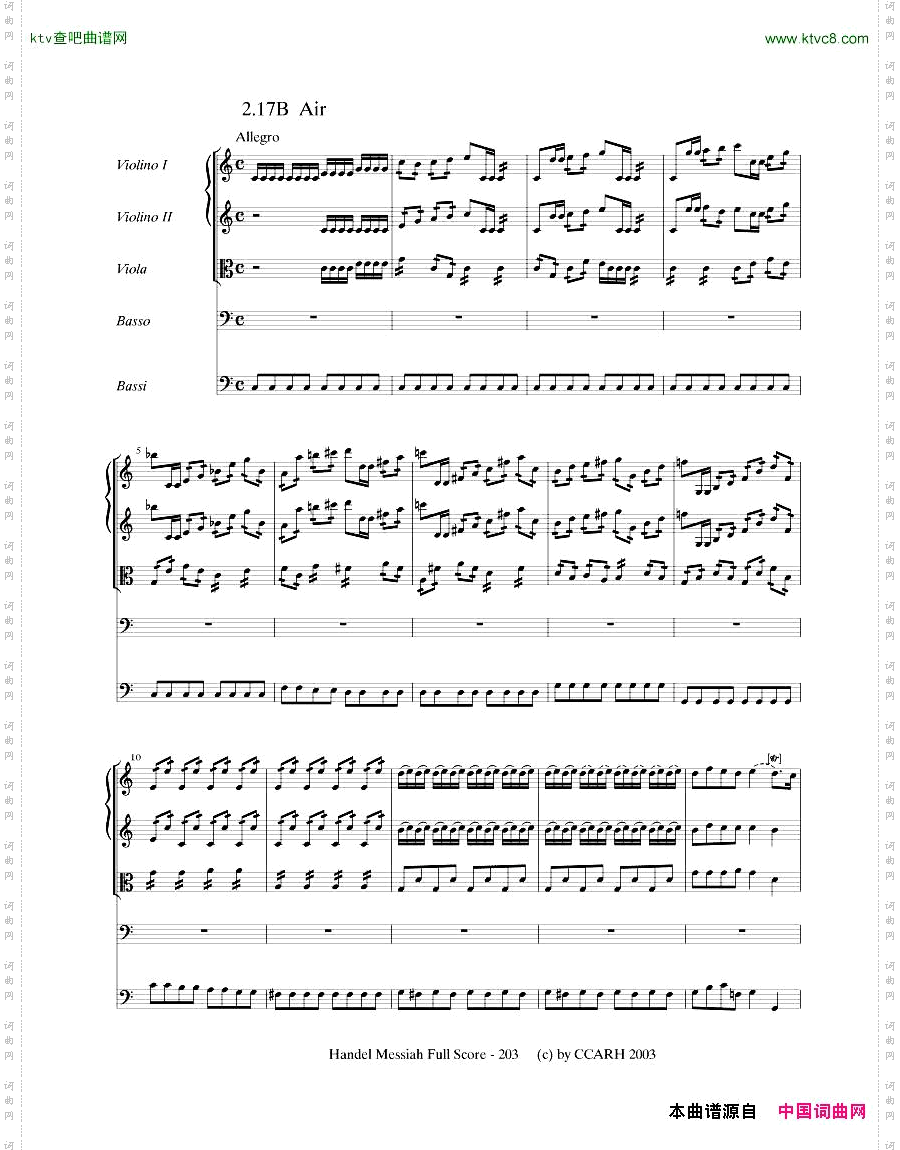 G.F.Handel-MessiahOpenScore六