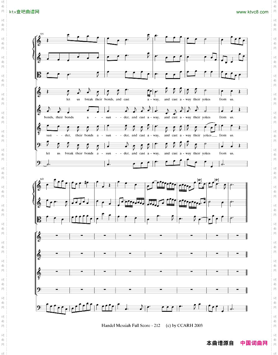G.F.Handel-MessiahOpenScore六