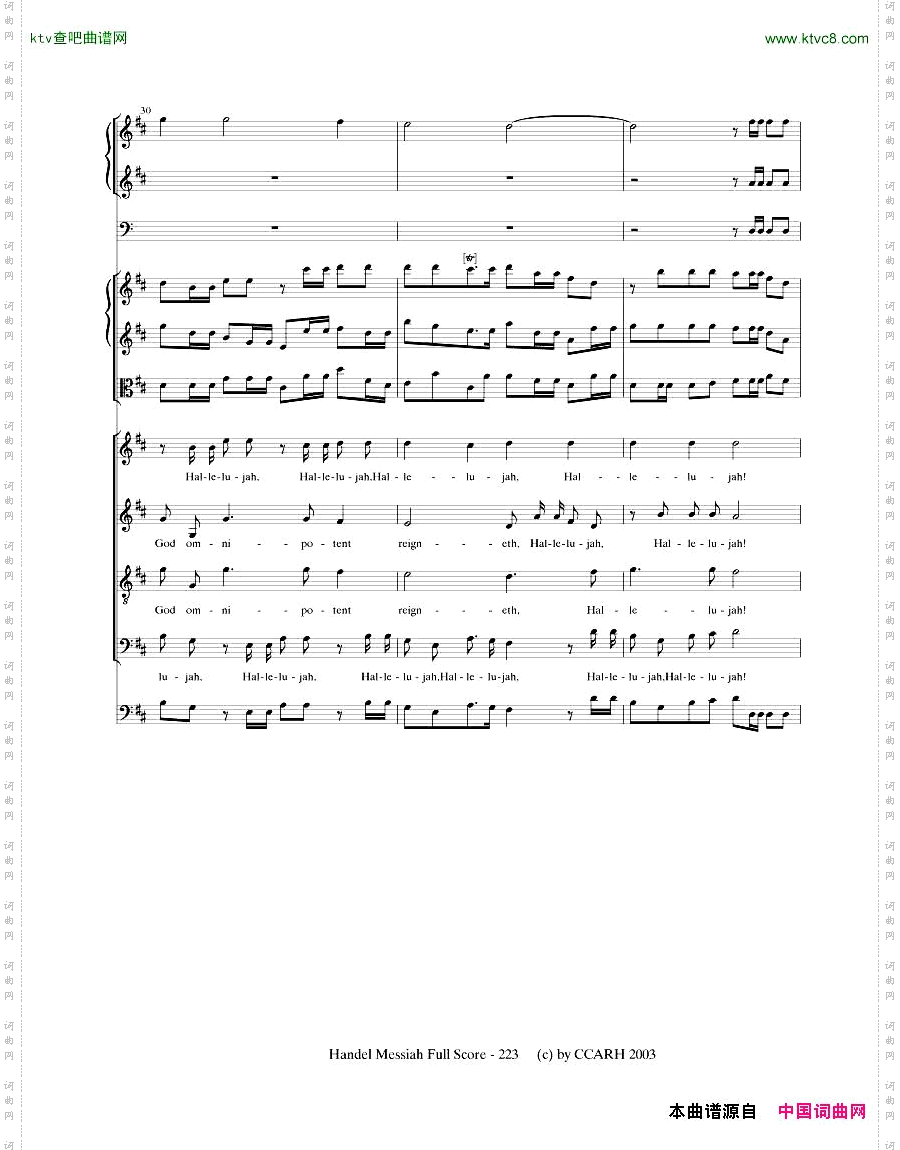 G.F.Handel-MessiahOpenScore六