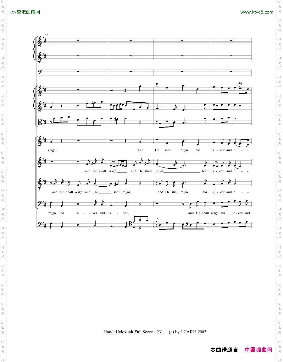 G.F.Handel-MessiahOpenScore六