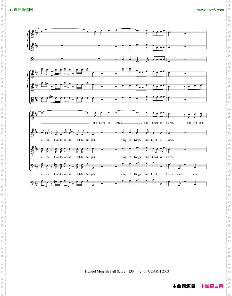 G.F.Handel-MessiahOpenScore六