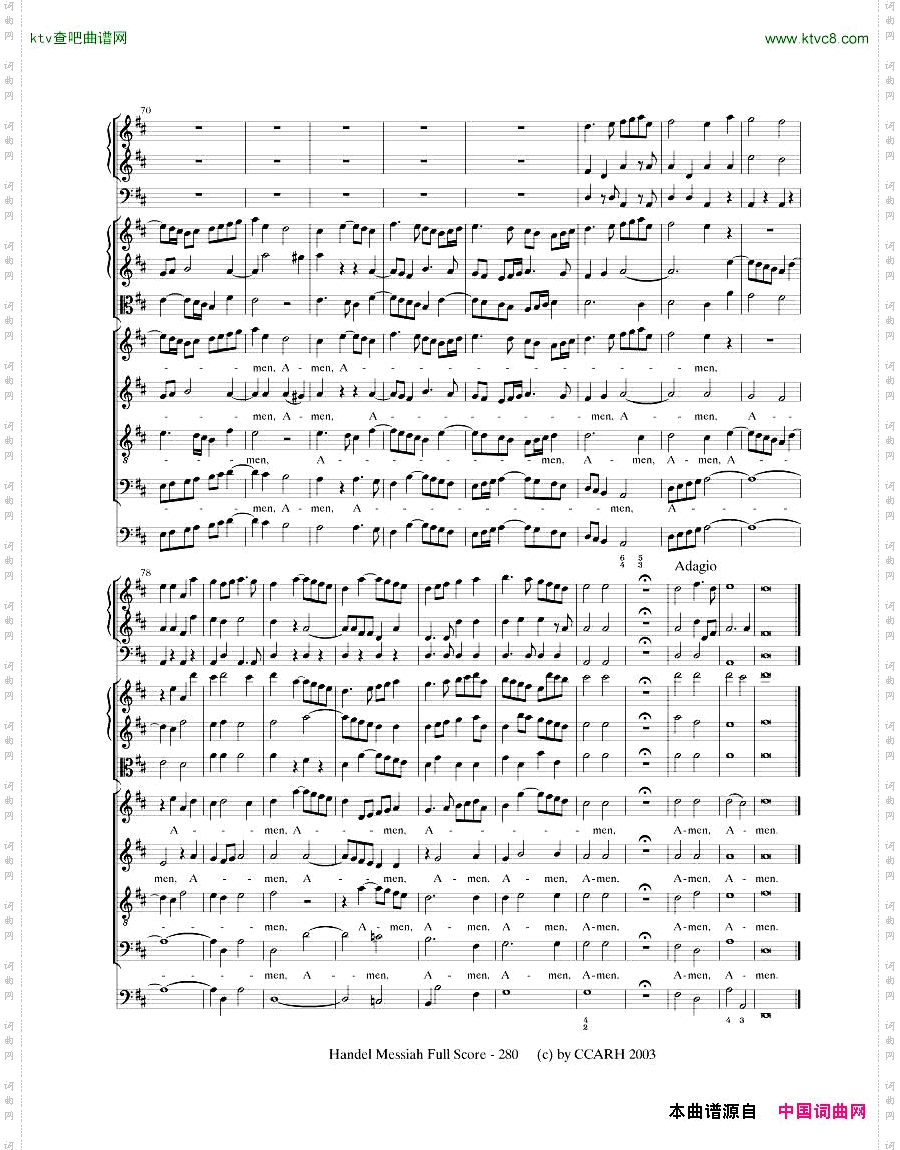 G.F.Handel-MessiahOpenScore七