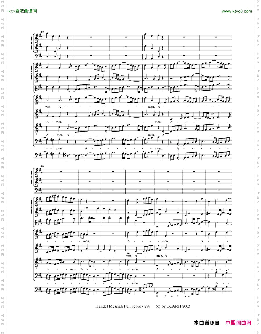 G.F.Handel-MessiahOpenScore七