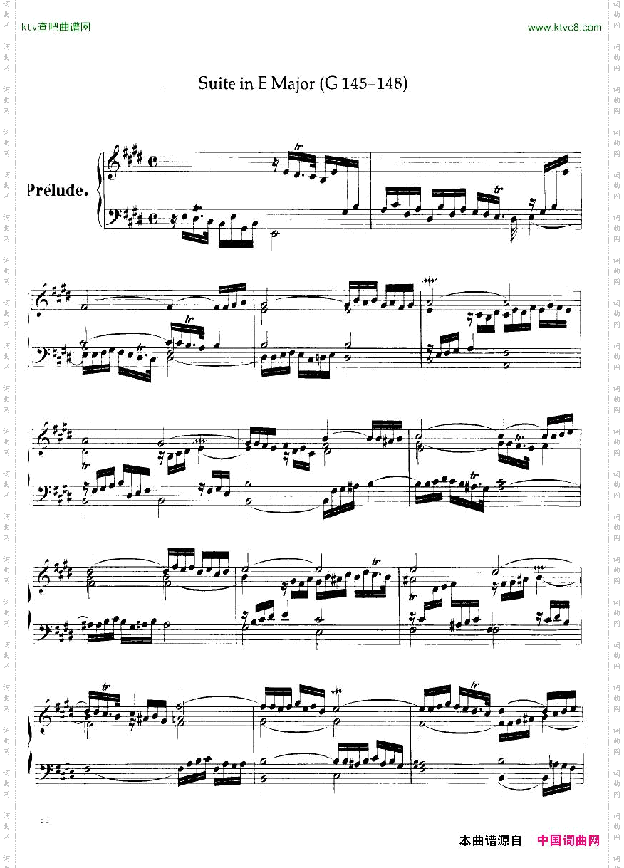 Handel-SuiteinEmajorG145-148
