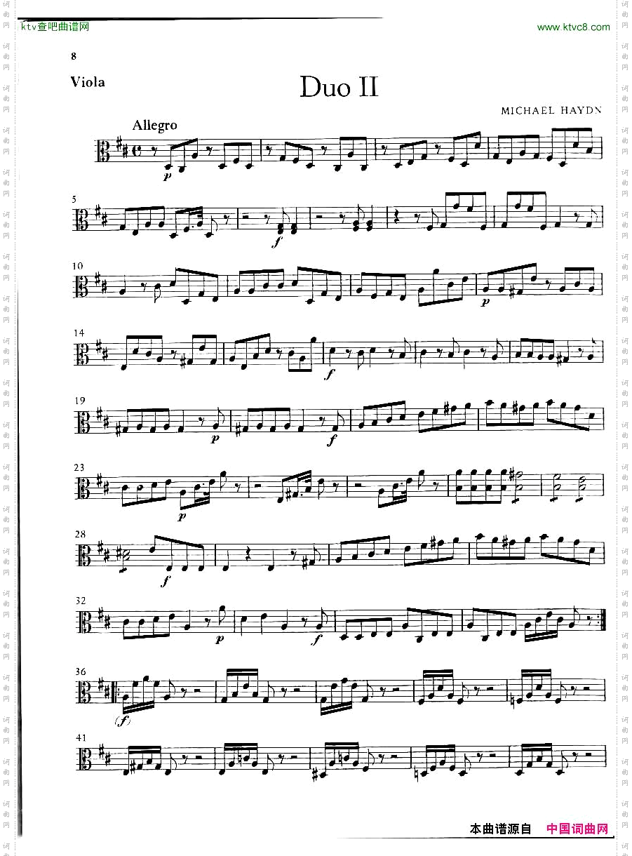 Haydn,Michael-4DuosfurViolineundViola-Vlapart