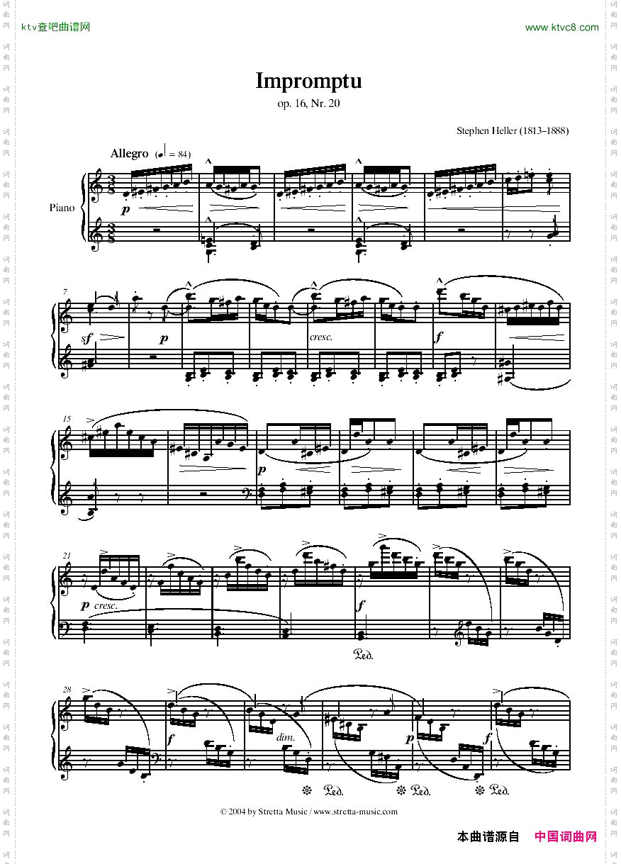 PIANOSHEETMUSIC-hellerimpromtu