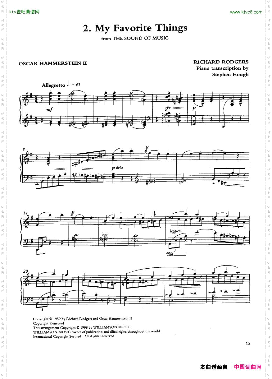 Hough4songs