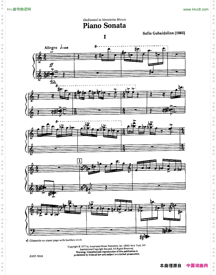 Gubaidulina,Sofia-PianoSonata