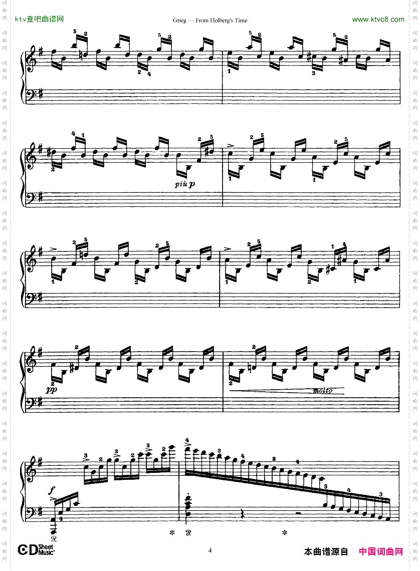 Grieg-FromHolberg’sTime1-5