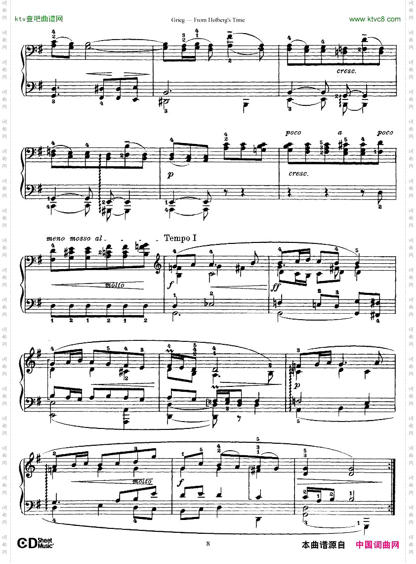 Grieg-FromHolberg’sTime1-5