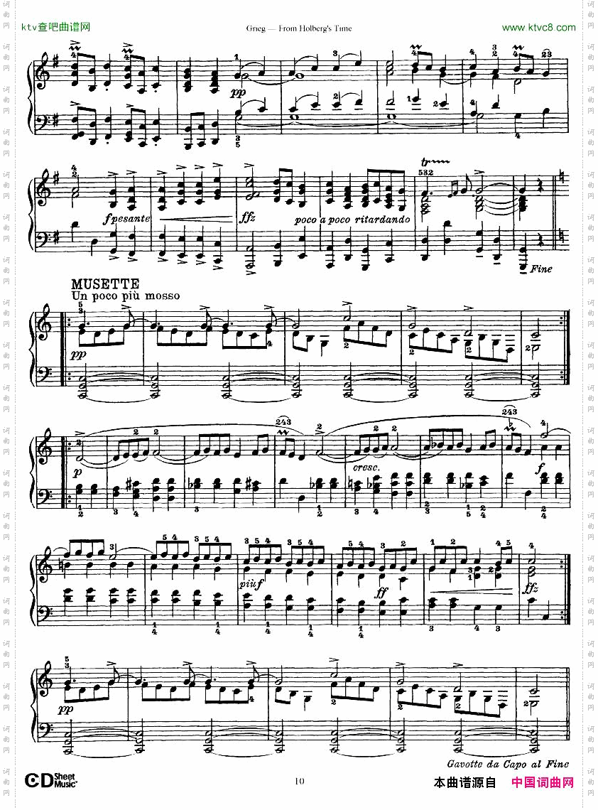 Grieg-FromHolberg’sTime1-5