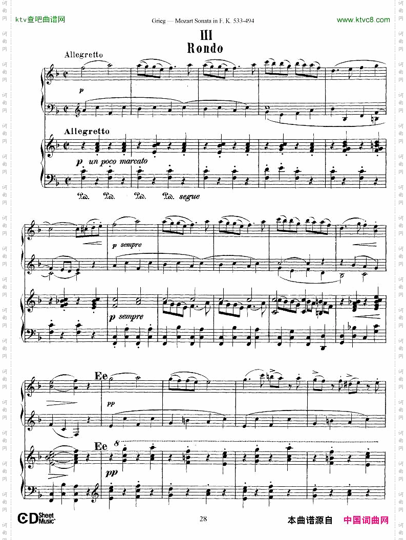 Grieg-SonataK533Mozart2ndPianoGrieg