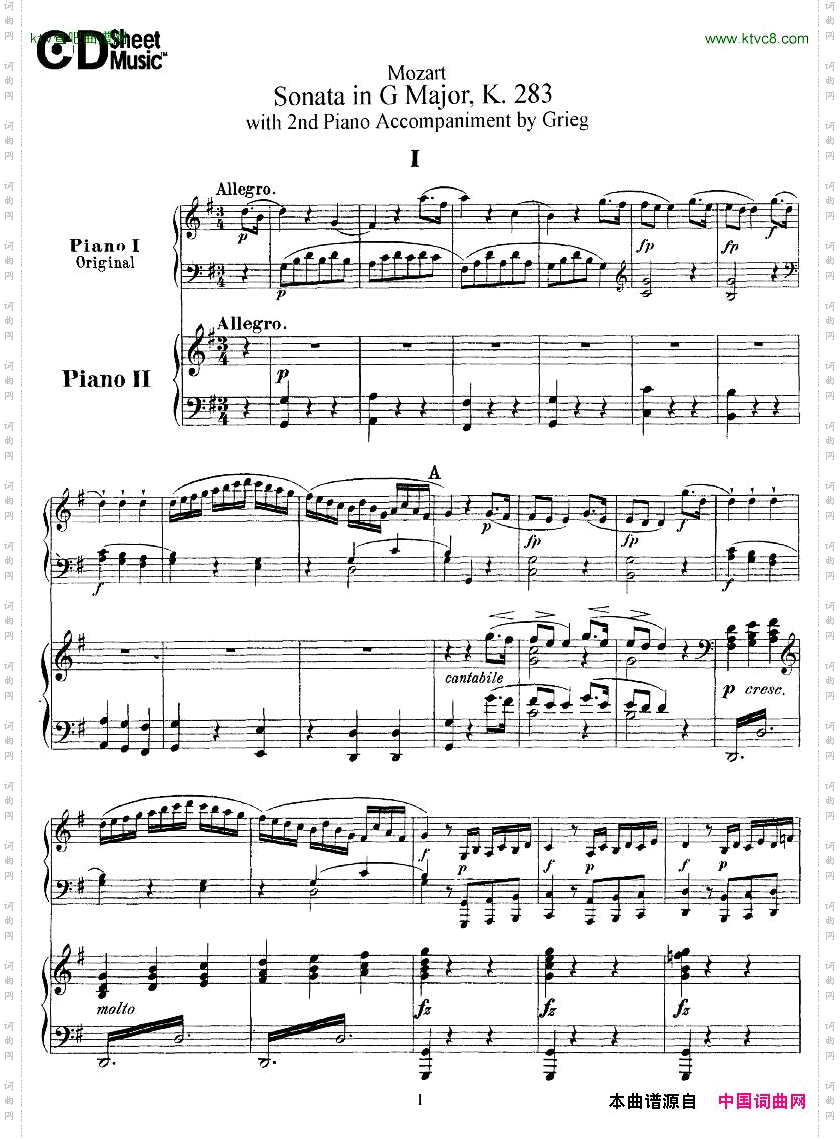 Grieg-SonataK582Mozart2ndPianoGrieg