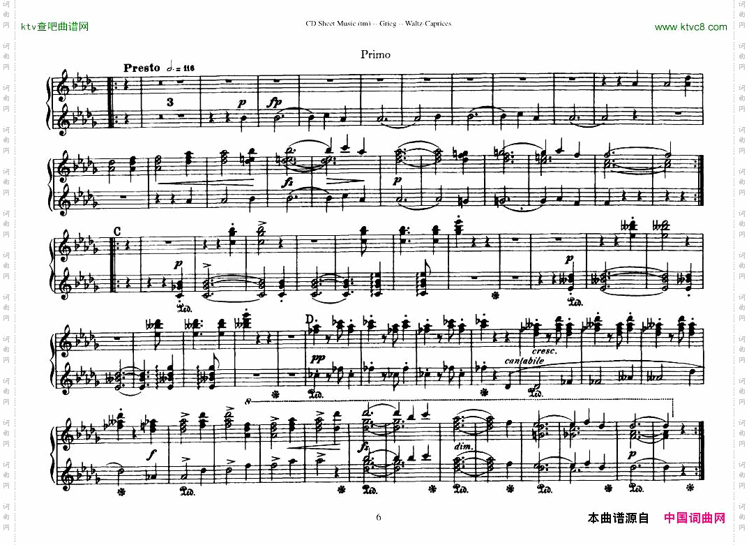 Grieg-WaltzCapriceNo·1_4Hands