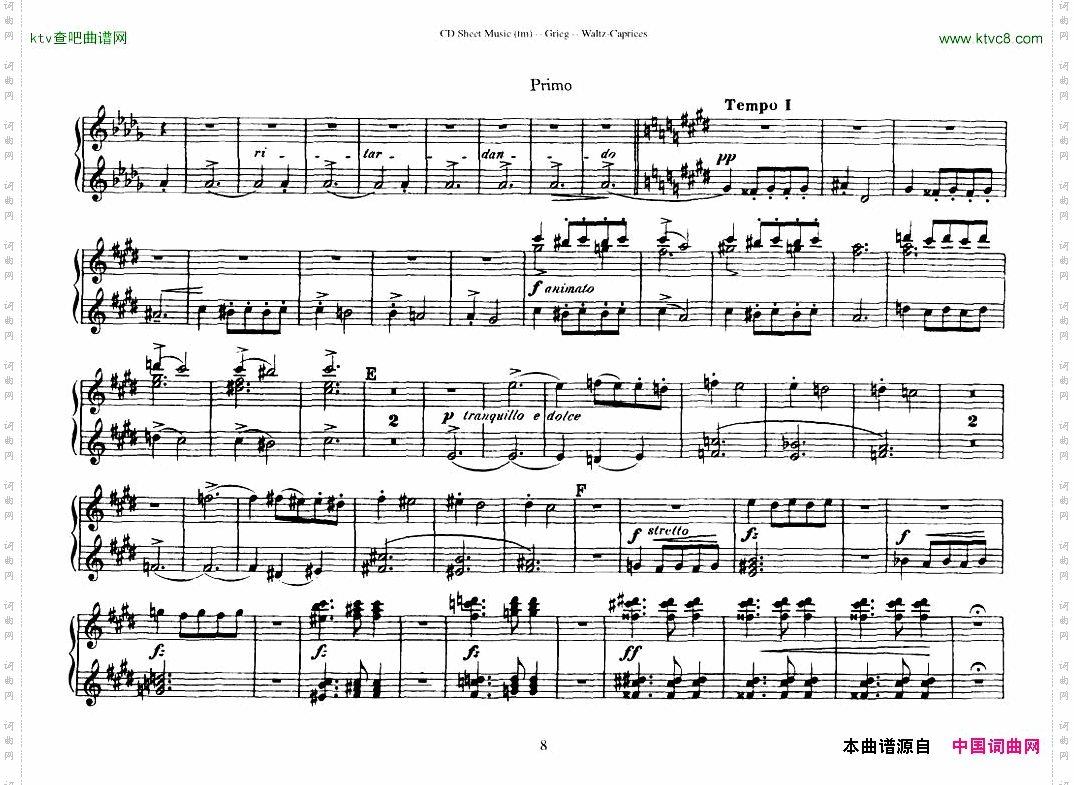 Grieg-WaltzCapriceNo·1_4Hands