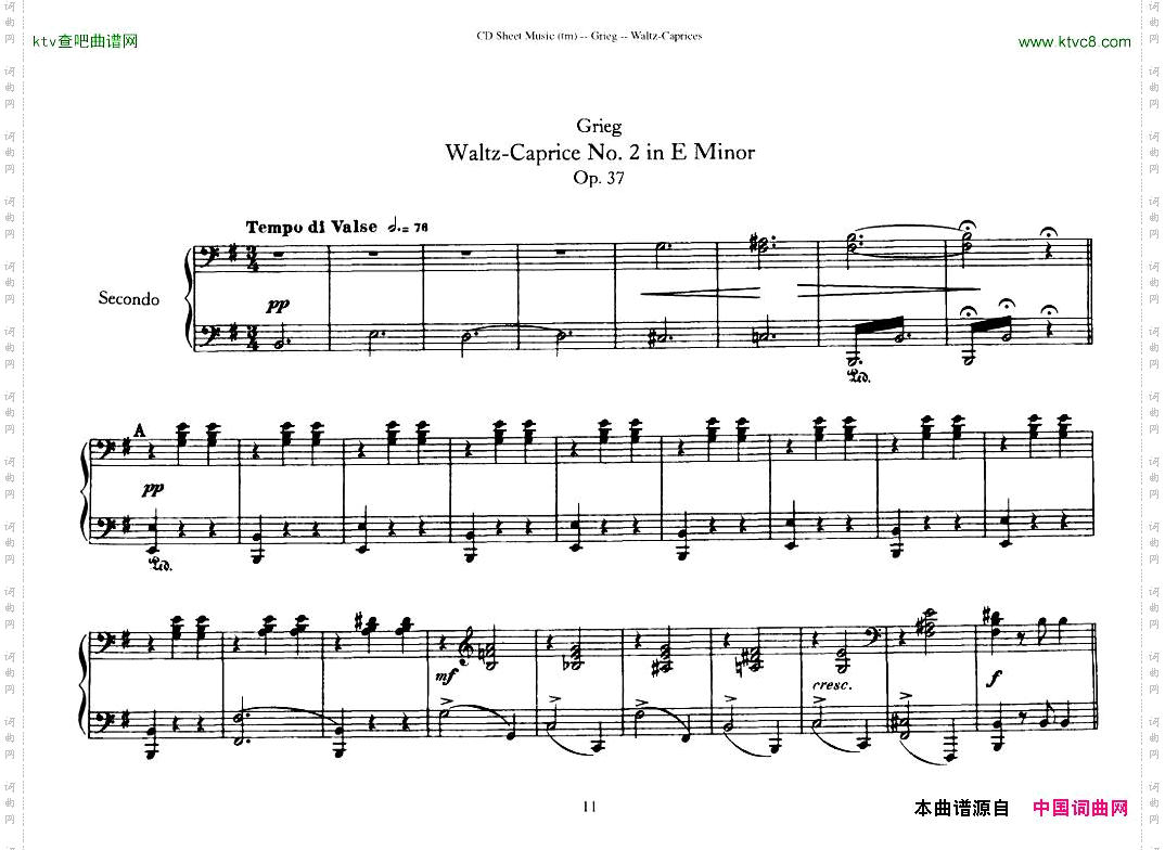 Grieg-WaltzCapriceNo·1_4Hands