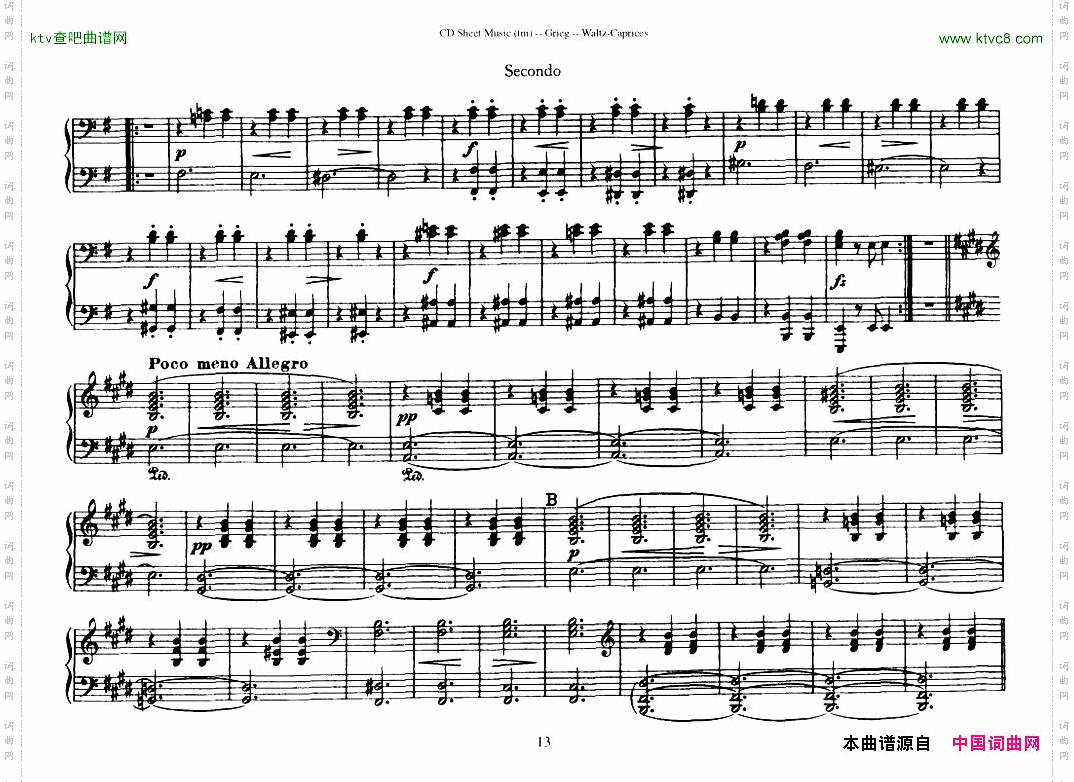 Grieg-WaltzCapriceNo·1_4Hands