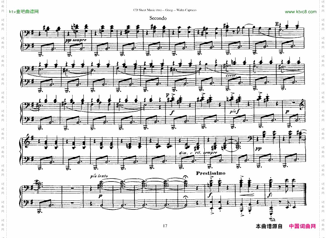 Grieg-WaltzCapriceNo·1_4Hands