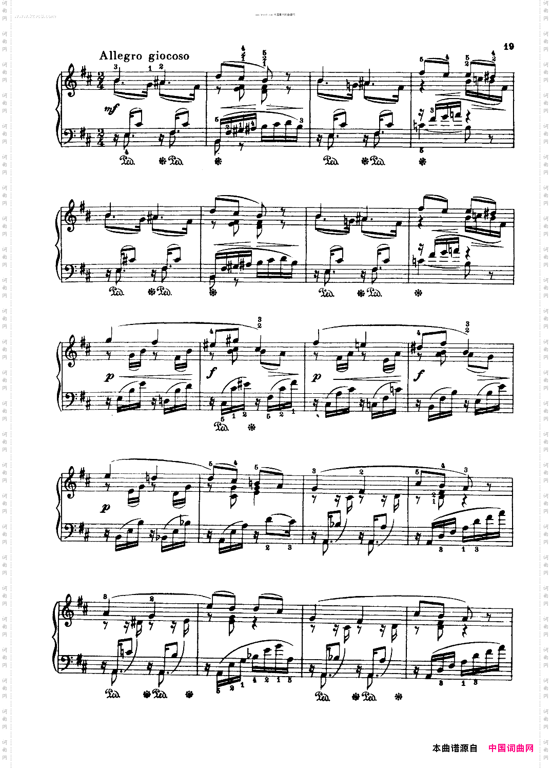 五月-清静之夜柴可夫斯基作品37四季