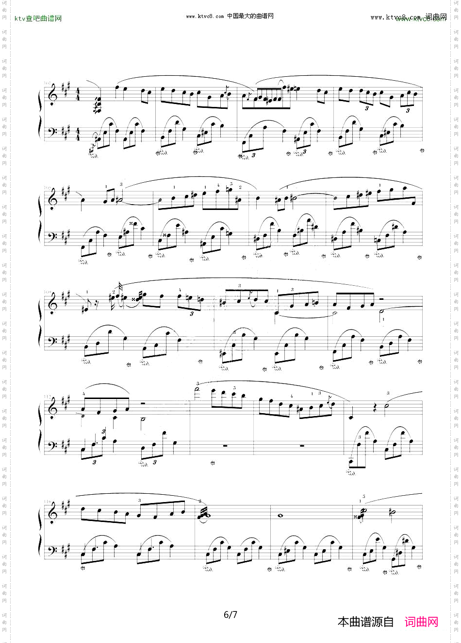 升f小调夜曲，Op.48,No.2肖邦第14号夜曲