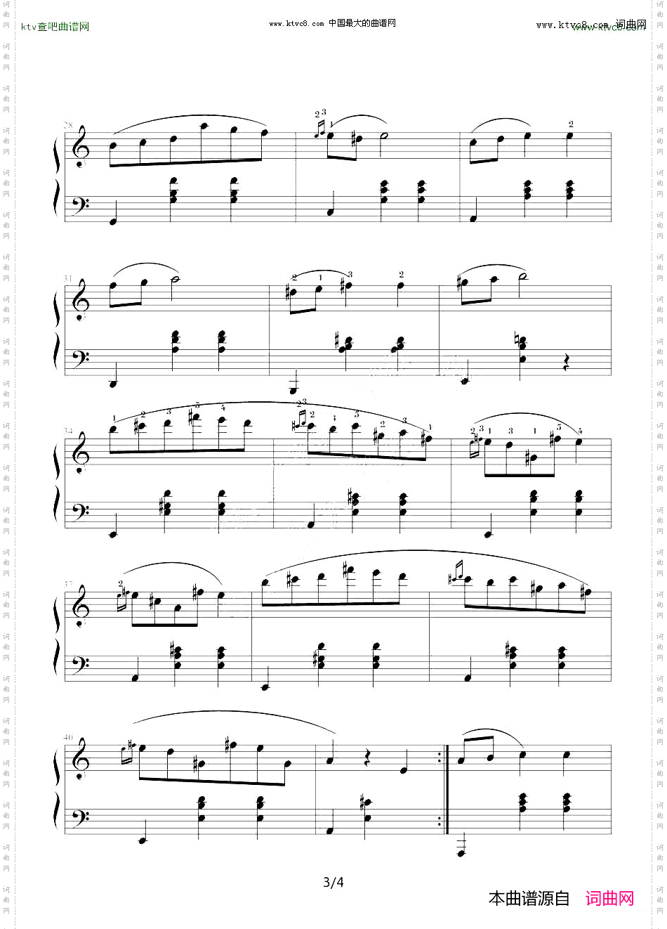 a小调圆舞曲yh制谱版