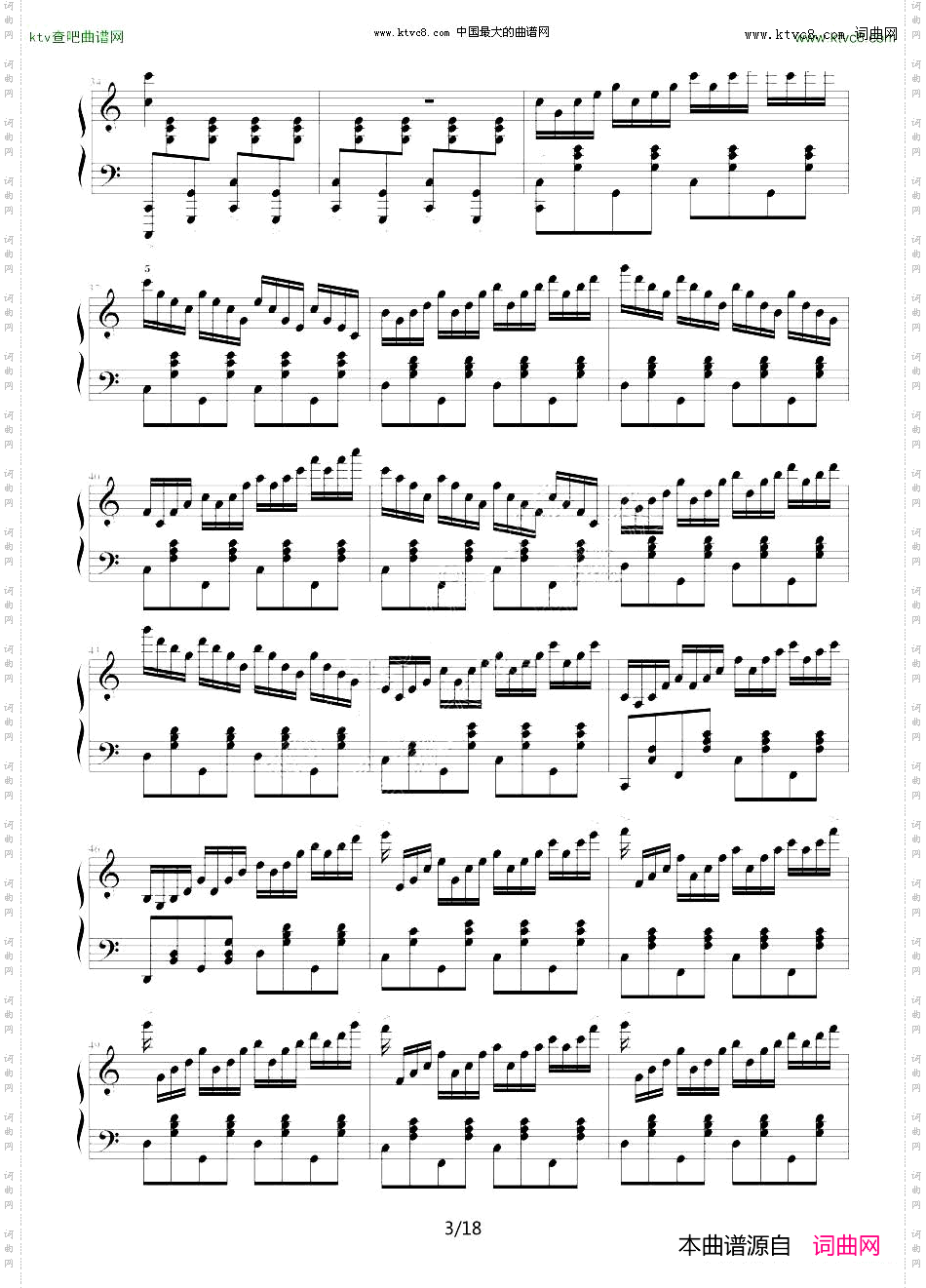 C大调练习曲No.2琶音和左手跳跃练习