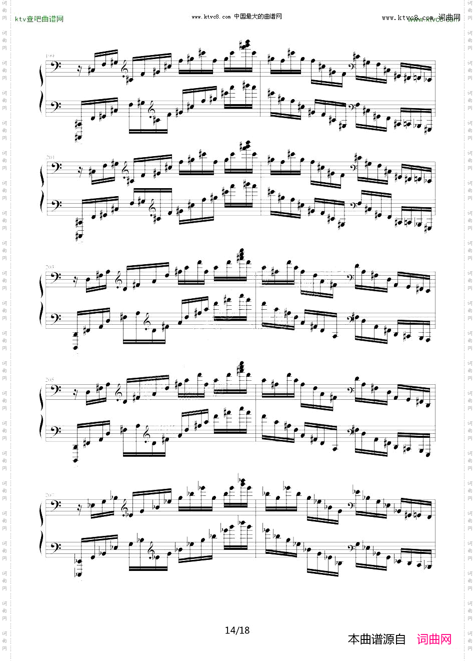 C大调练习曲No.2琶音和左手跳跃练习