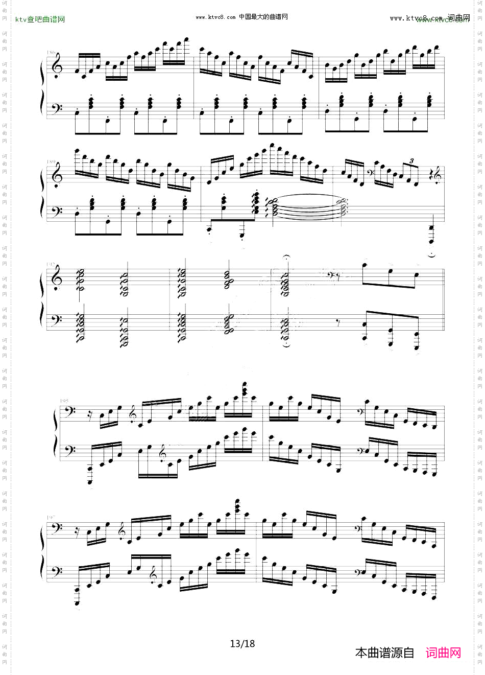 C大调练习曲No.2琶音和左手跳跃练习