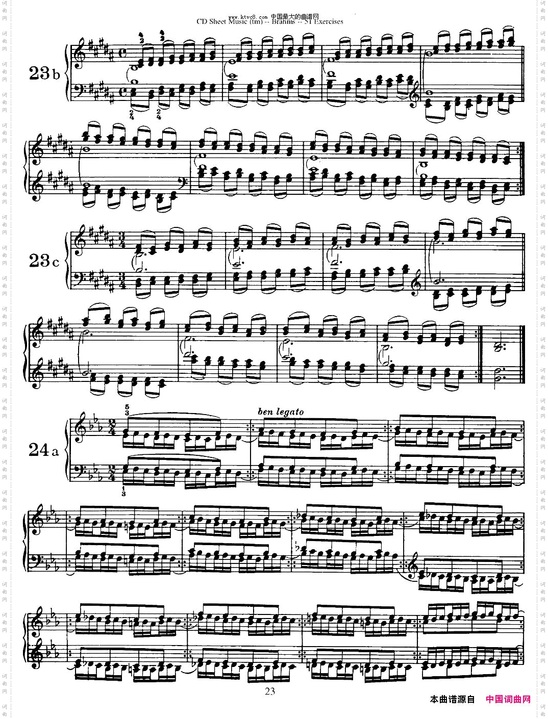 勃拉姆斯-51首练习曲13—24
