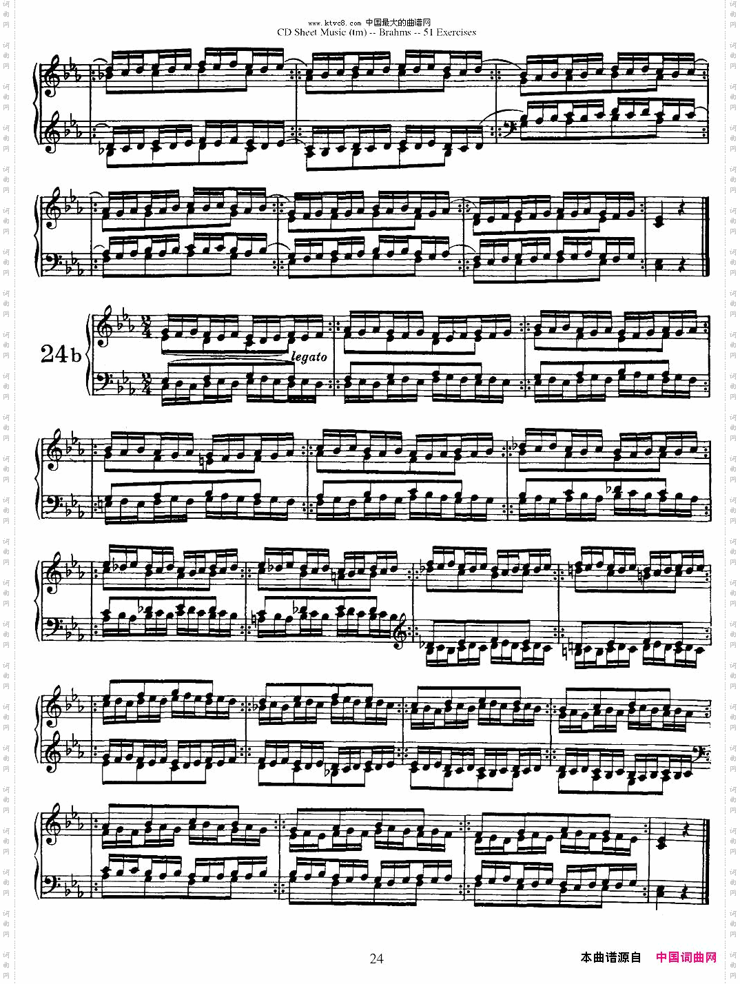 勃拉姆斯-51首练习曲13—24