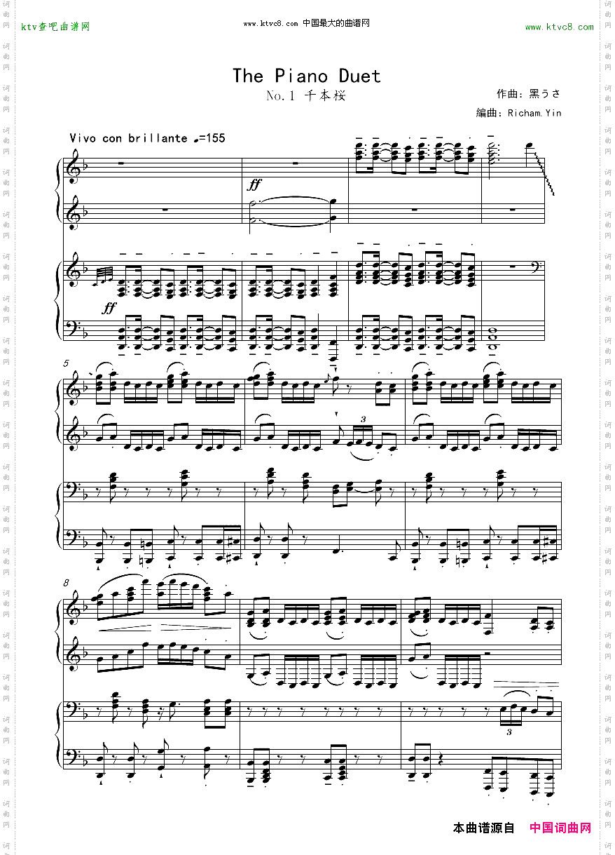 千本桜PianoDuetbyRicham.Yin