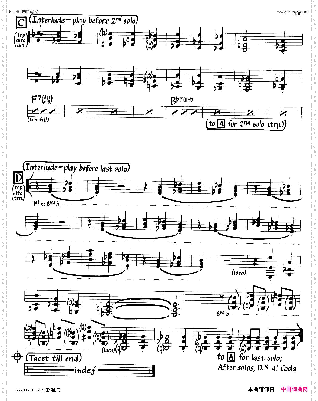 GeminiHornParts爵士钢琴曲