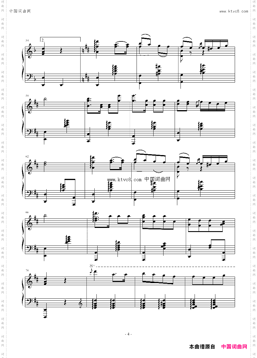 查尔达什舞曲钢琴版