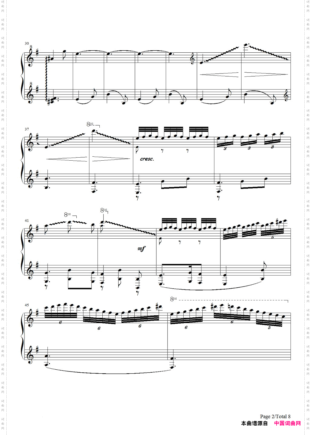 《Hedwig’s Theme-海德薇变奏曲-Harry Potter主题曲》简谱