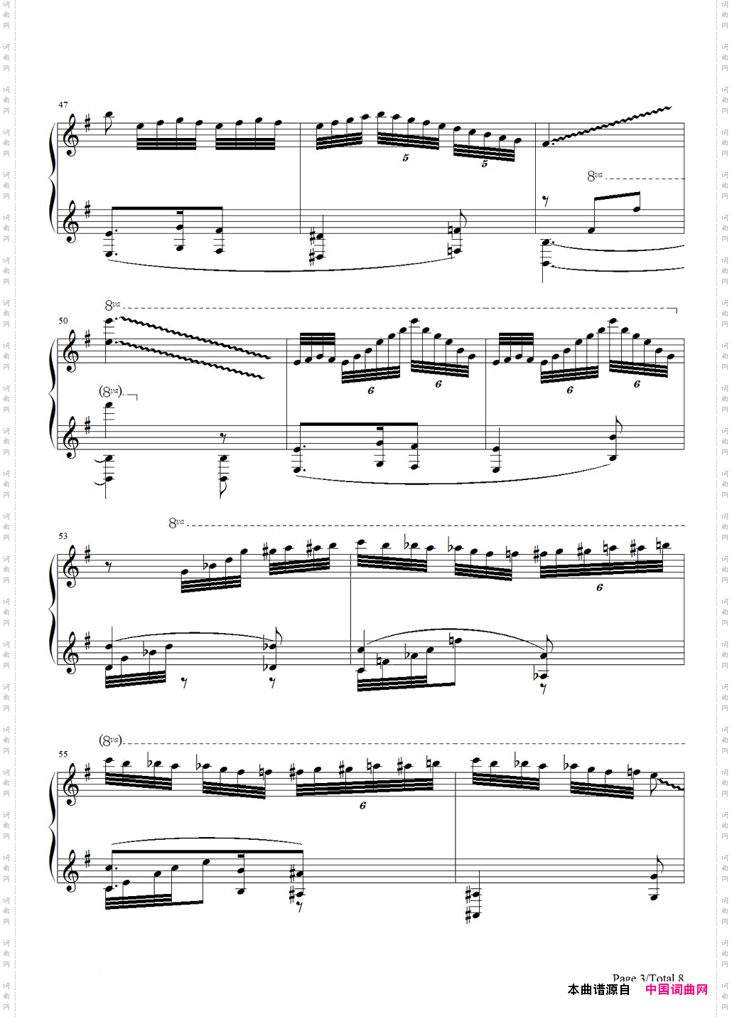《Hedwig’s Theme-海德薇变奏曲-Harry Potter主题曲》简谱