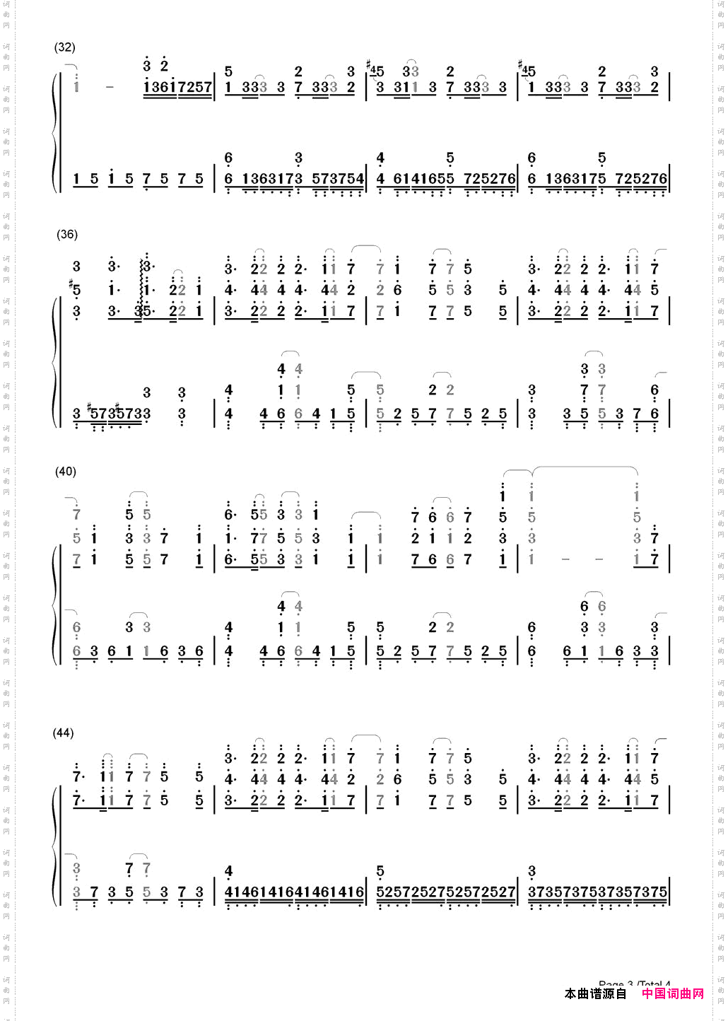 Unravel-东京喰种OP_双手简谱版