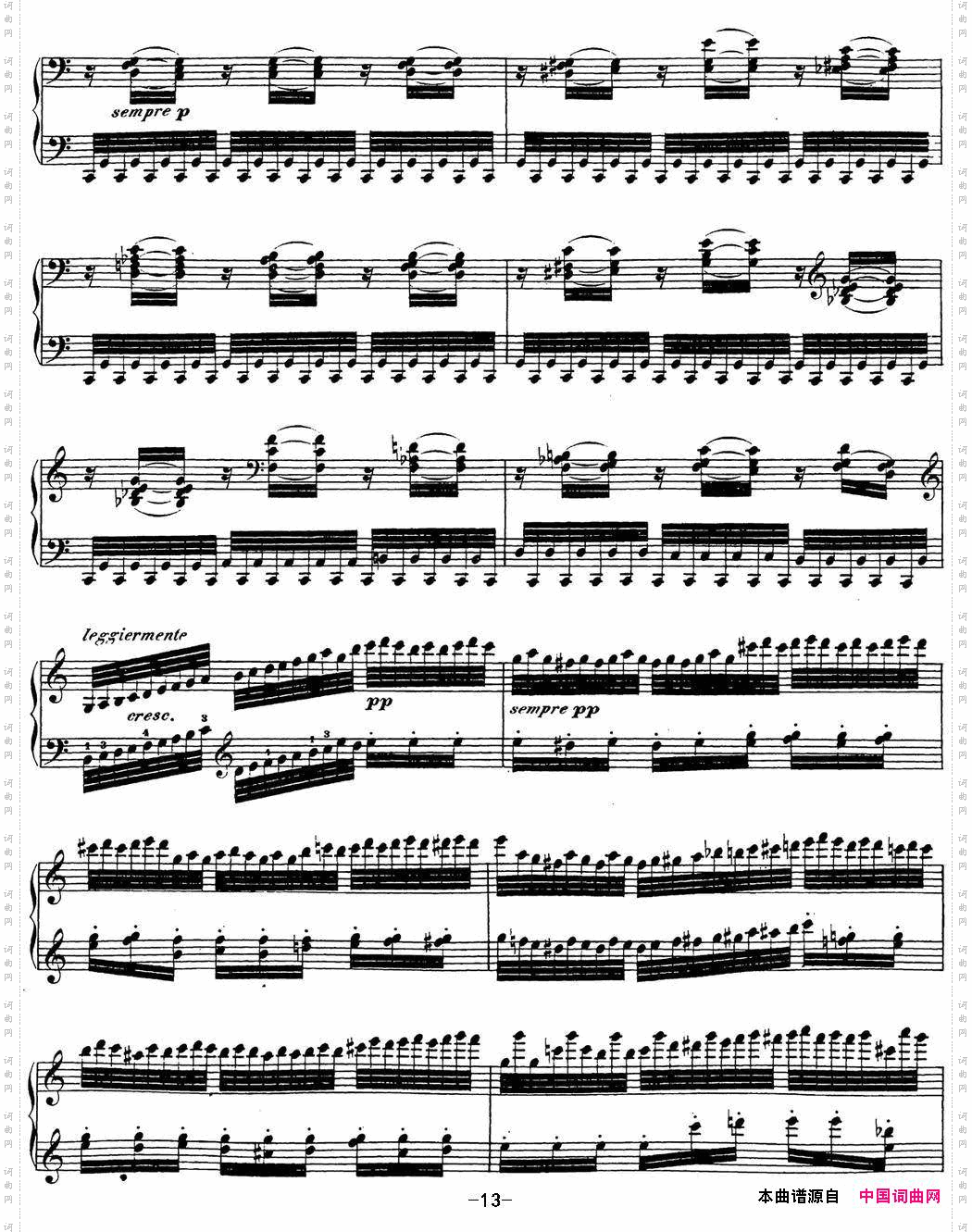 贝多芬钢琴奏鸣曲32c小调Op.111Cminor