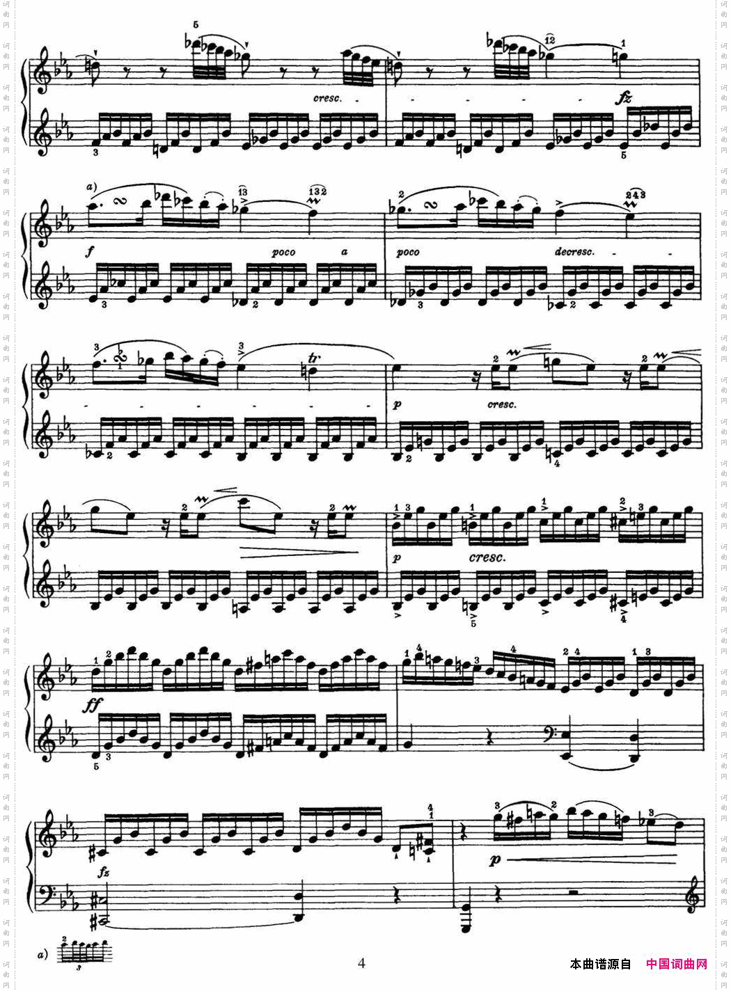海顿钢琴奏鸣曲HobXVI20inCminor