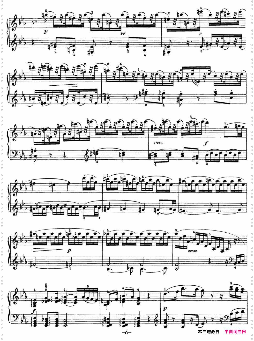 海顿钢琴奏鸣曲HobXVI52inE-flatmajor