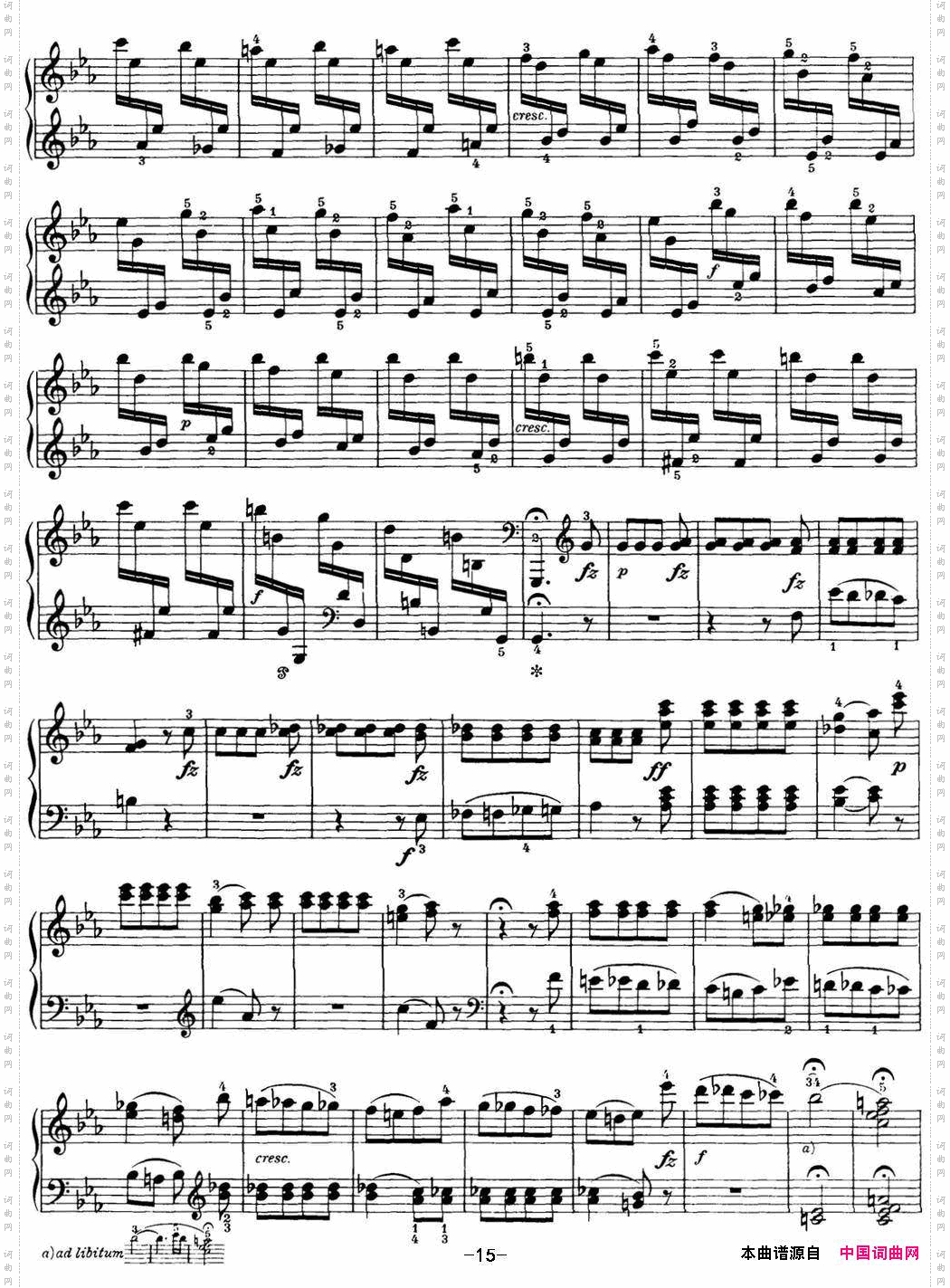 海顿钢琴奏鸣曲HobXVI52inE-flatmajor