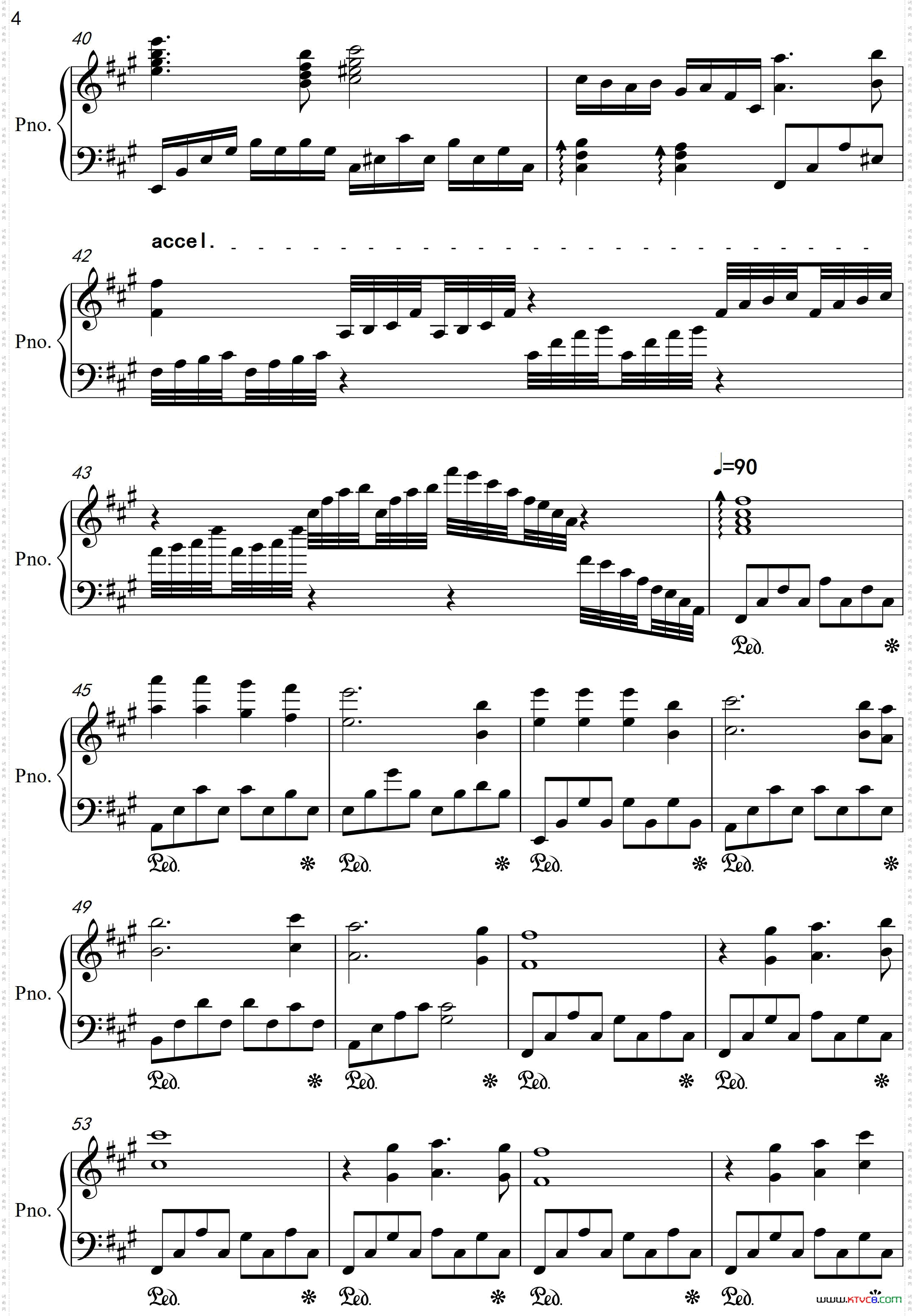 沉默的思念通俗钢琴曲