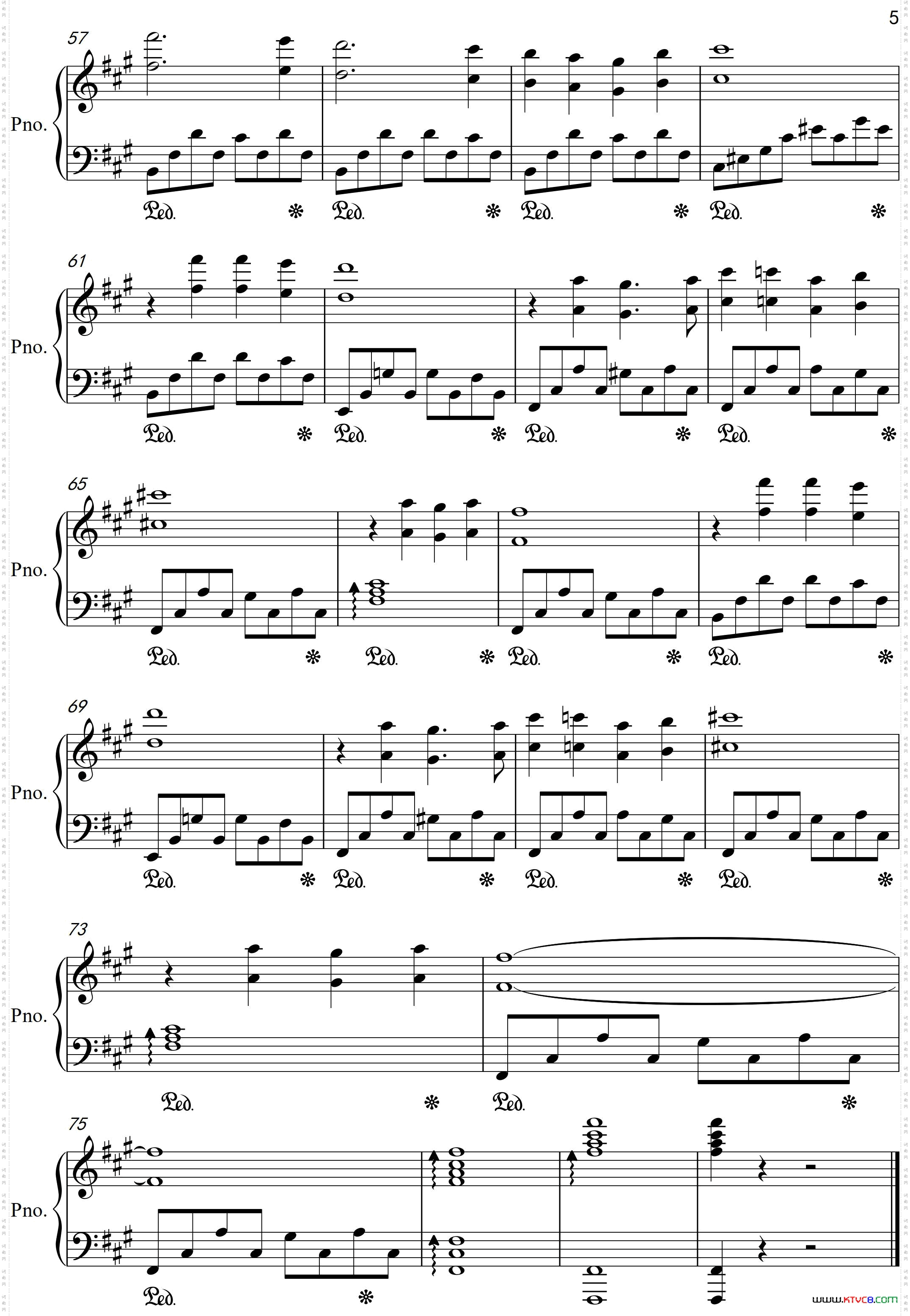 沉默的思念通俗钢琴曲